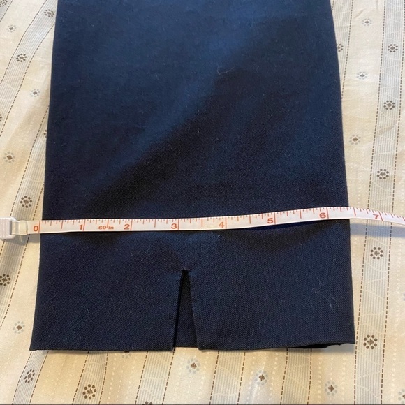 Piazza Sempione side zipper Made in Italy Straight-Leg Cropped Pants navy - Picture 13 of 14